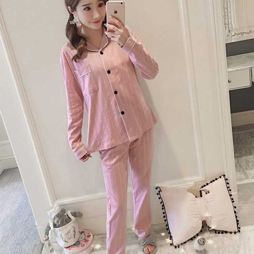 핑크줄무늬 투피스 팬츠 잠옷 (업체별도 무료배송)