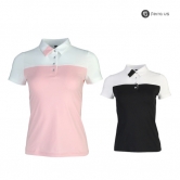[페라어스] 여성 골프 다운컬러 카라 티셔츠 ATBN5004M1 (업체별도 무료배송)