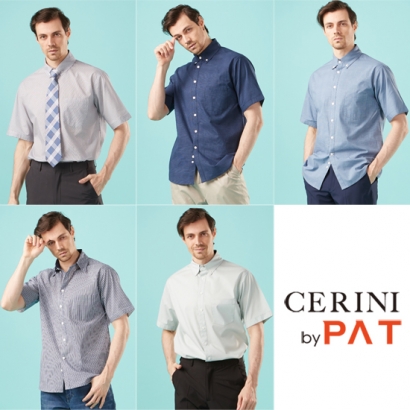 [한정특가] [홈쇼핑상품] [CERINI BY PAT] 남성 캐주얼 드레스셔츠 5종 택1 (업체별도 무료배송)